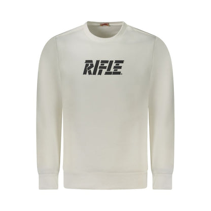 Rifle White Cotton Sweatshirt Rifle