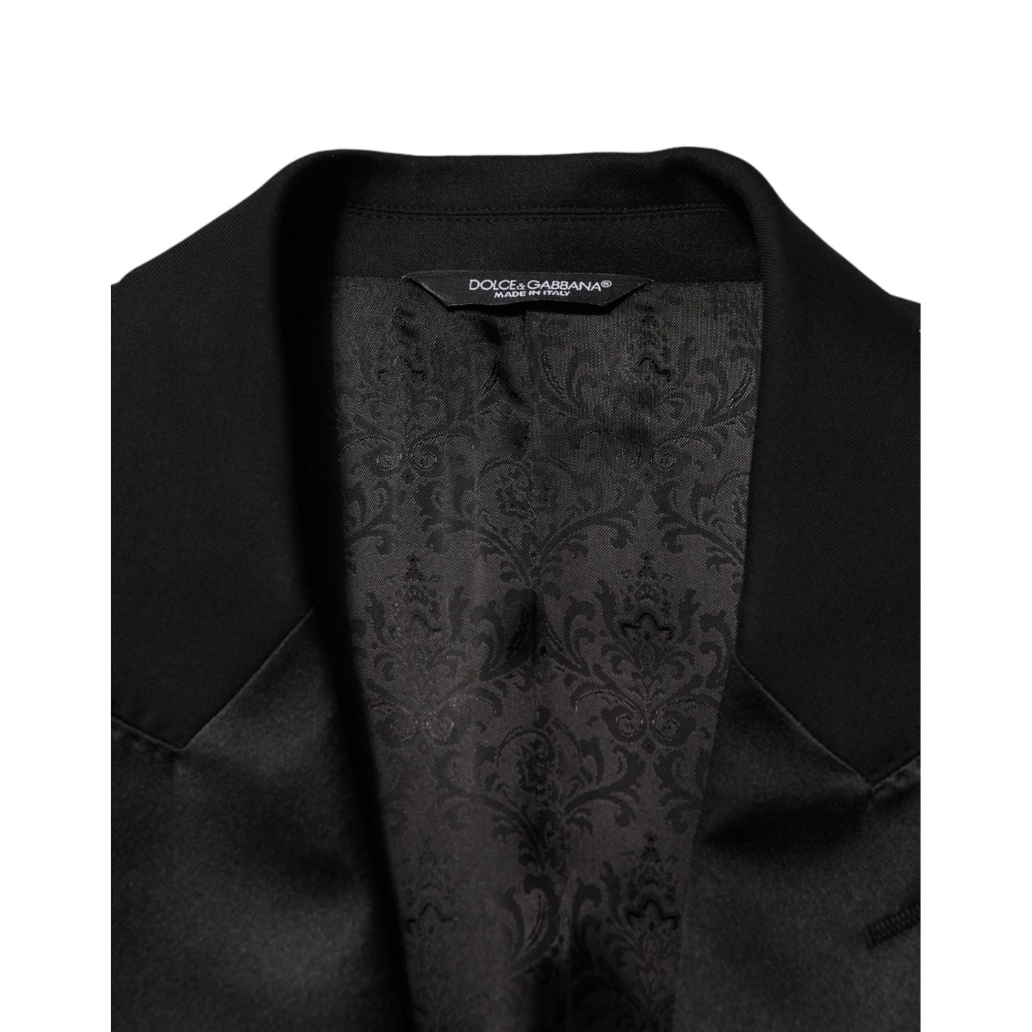 Dolce & Gabbana Black 2 Buttons Jacket Formal 2 Piece Suit