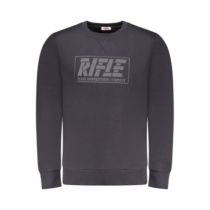 Rifle Blue Cotton Men Sweater Rifle