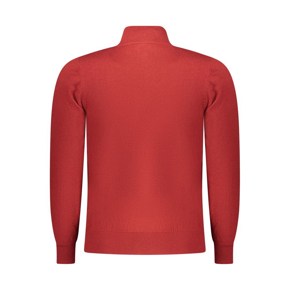 Rifle Red Polyester Men Sweater
