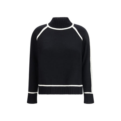Max Mara Black Wool Turtleneck