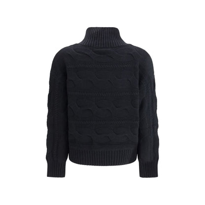 Max Mara Black Wool Sweatshirt