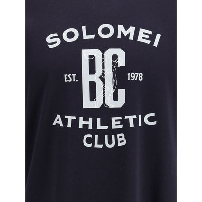 Brunello Cucinelli Blue Cotton T-Shirt