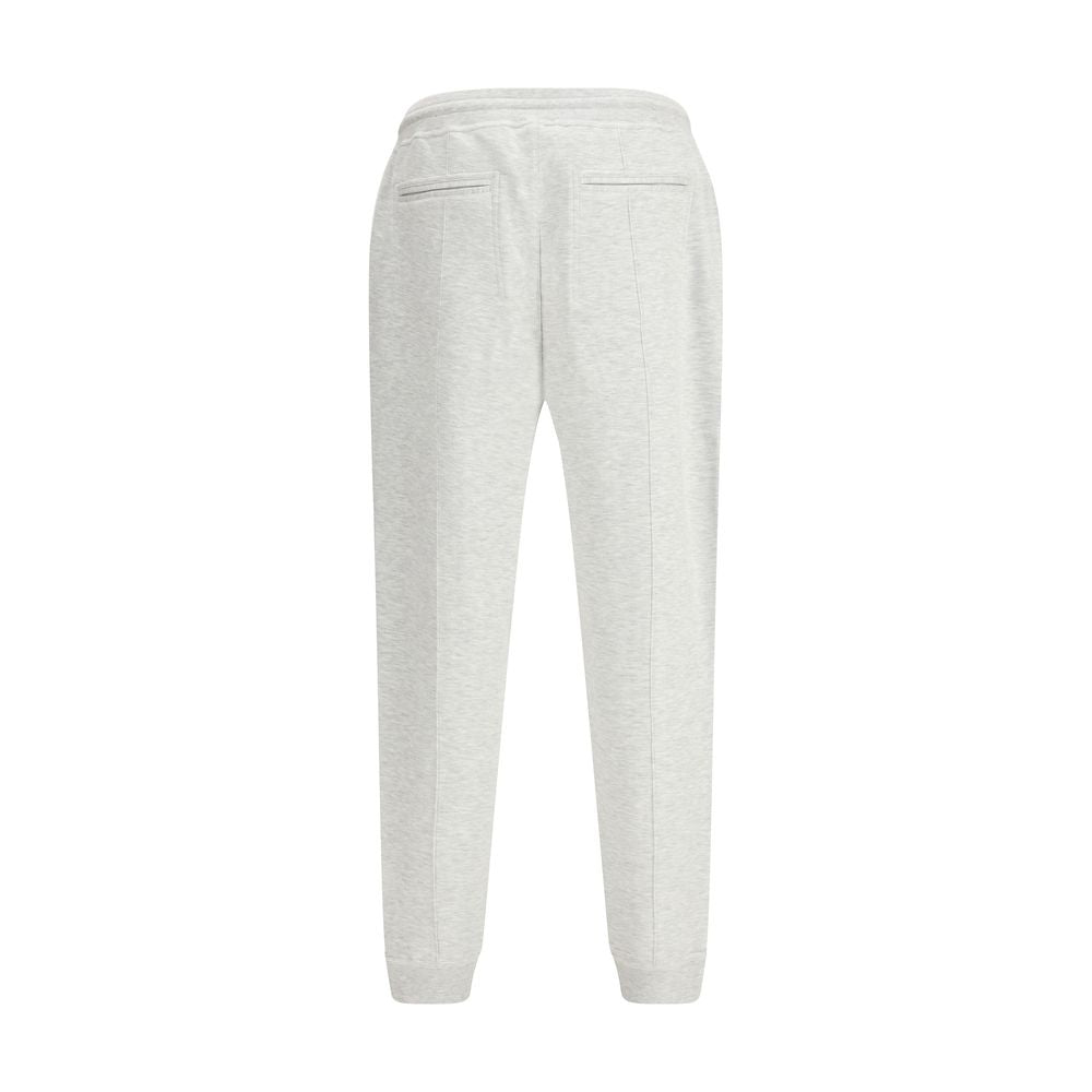 Brunello Cucinelli Gray Cotton Joggers (Workout Pants)
