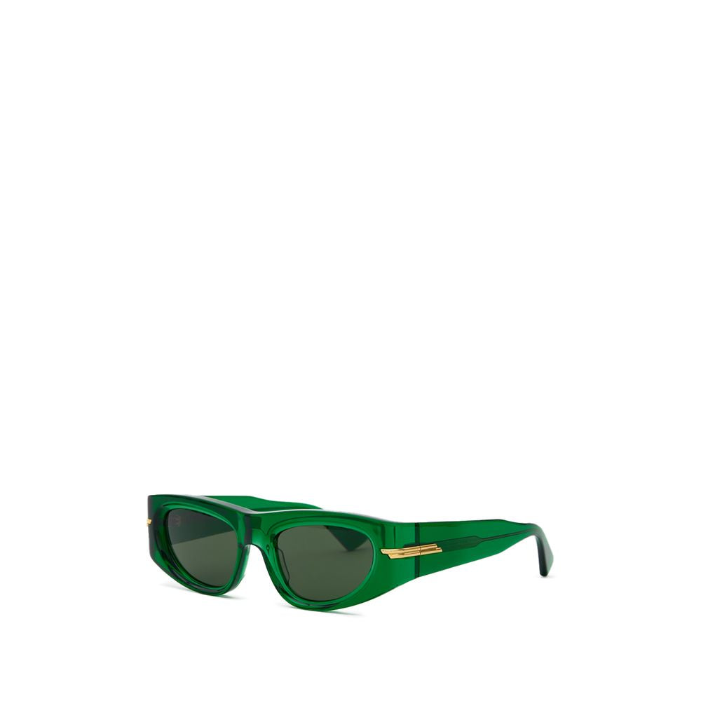 Bottega Veneta Green Acetate Sunglasses