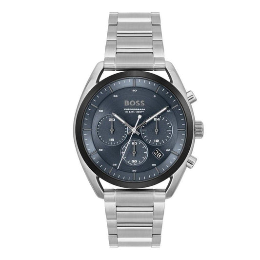 Hugo Boss Gray Stainless Steel Dress Watch