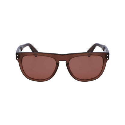 Ferragamo Brown Acetate Sunglasses