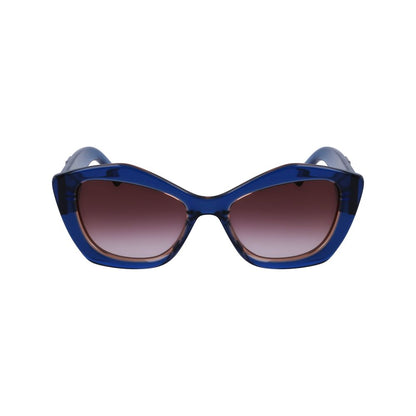 Karl Lagerfeld Blue Acetate Sunglasses
