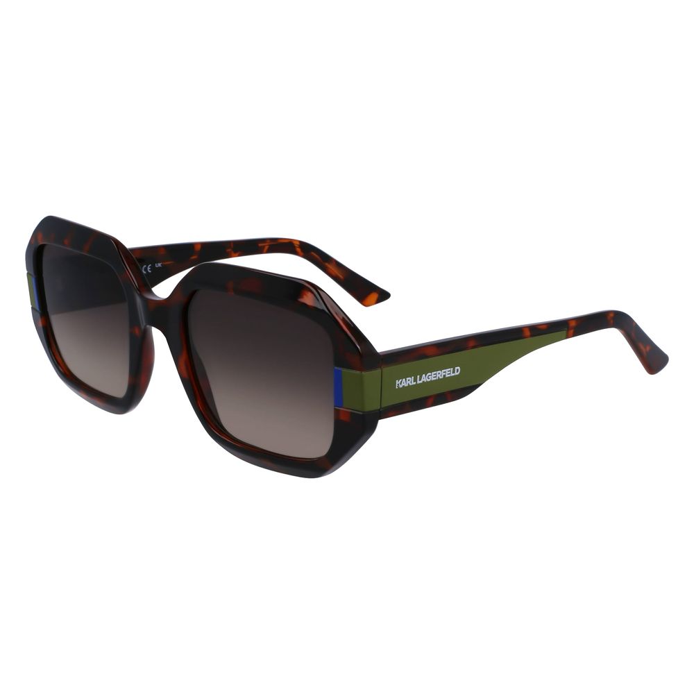 Karl Lagerfeld Brown Injected Sunglasses