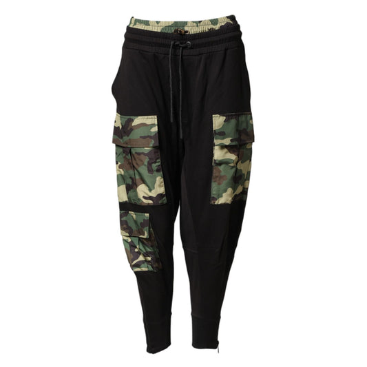 Dolce & Gabbana Multicolor Camouflage Cargo Jogger Men Pants