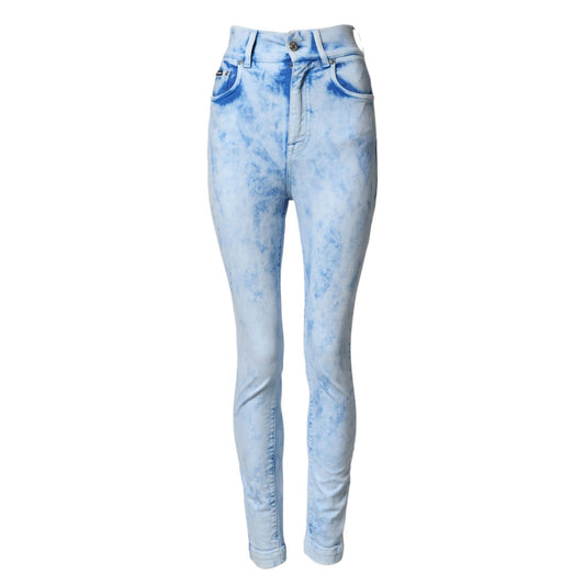 Dolce & Gabbana Light Blue High Waist Skinny Denim Jeans 1728,67345645728,Clothing,Dolce & Gabbana,High-Waisted Jeans - Jeans Denim - Clothing,IT36|XXS,Jeans Denim - Clothing,Light Blue,Material: 98%CO+02,Preowned / Defect,Skinny Jeans - Jeans Denim - Clo