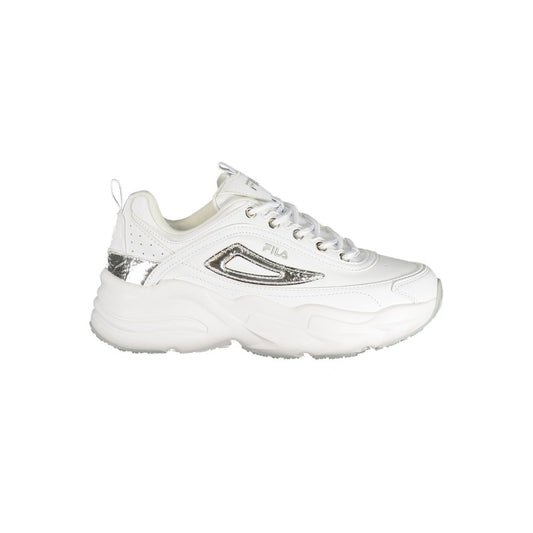 Fila White Polyurethane Women Sneaker