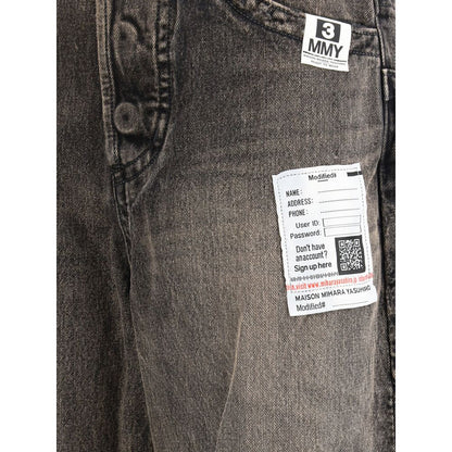 Maison Mihara Yasuhiro Black Cotton Jeans Denim
