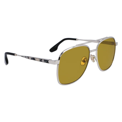 Victoria Beckham Gray Metal Sunglasses