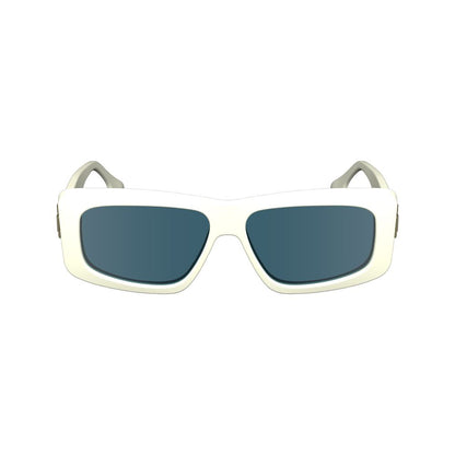 Victoria Beckham White Acetate Sunglasses