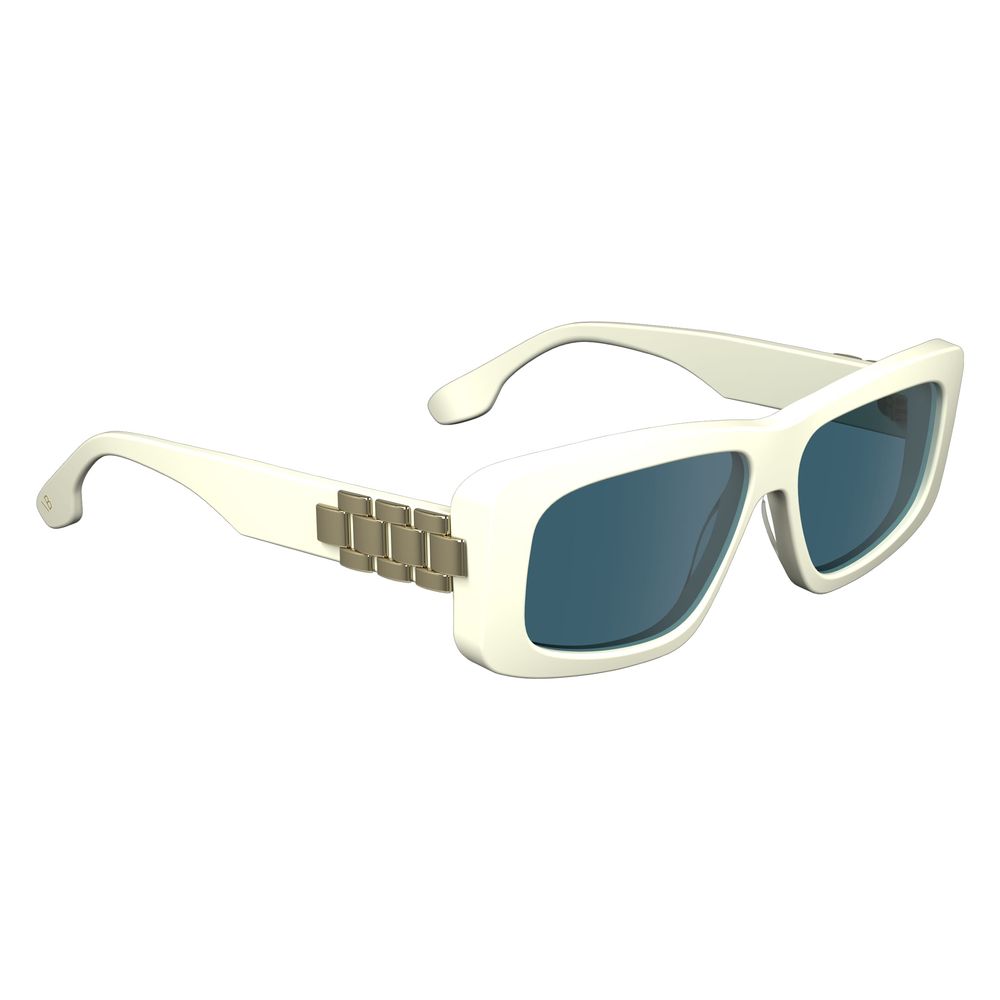 Victoria Beckham White Acetate Sunglasses