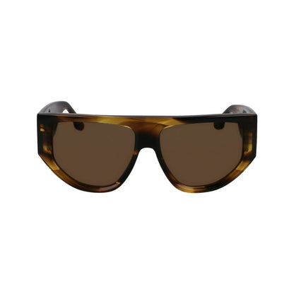 Victoria Beckham Brown Acetate Sunglasses
