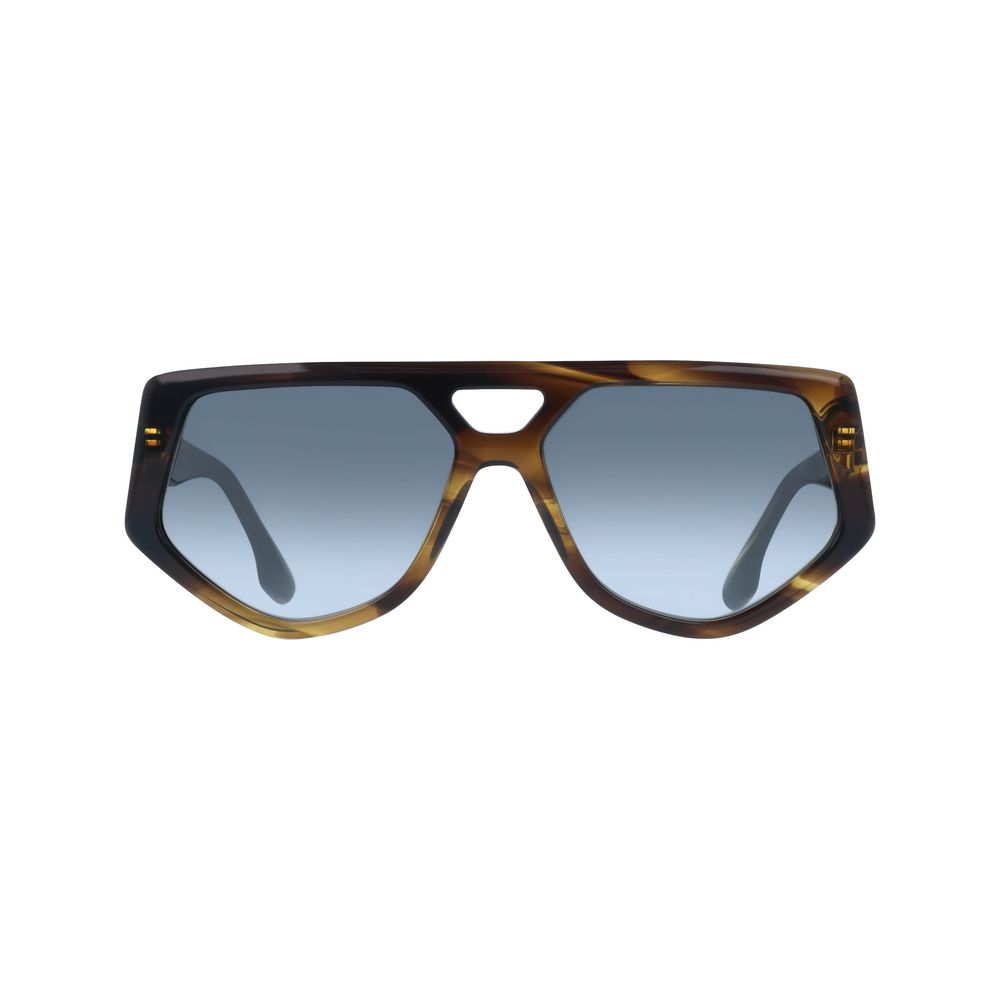 Victoria Beckham Brown Acetate Sunglasses