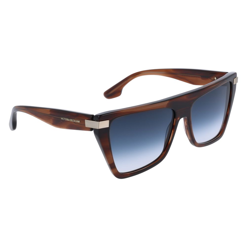 Victoria Beckham Brown Acetate Sunglasses