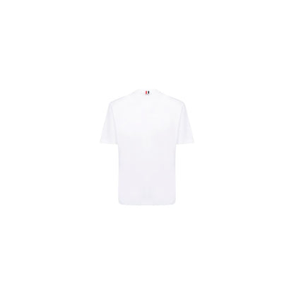 Thom Browne White Cotton T-Shirt