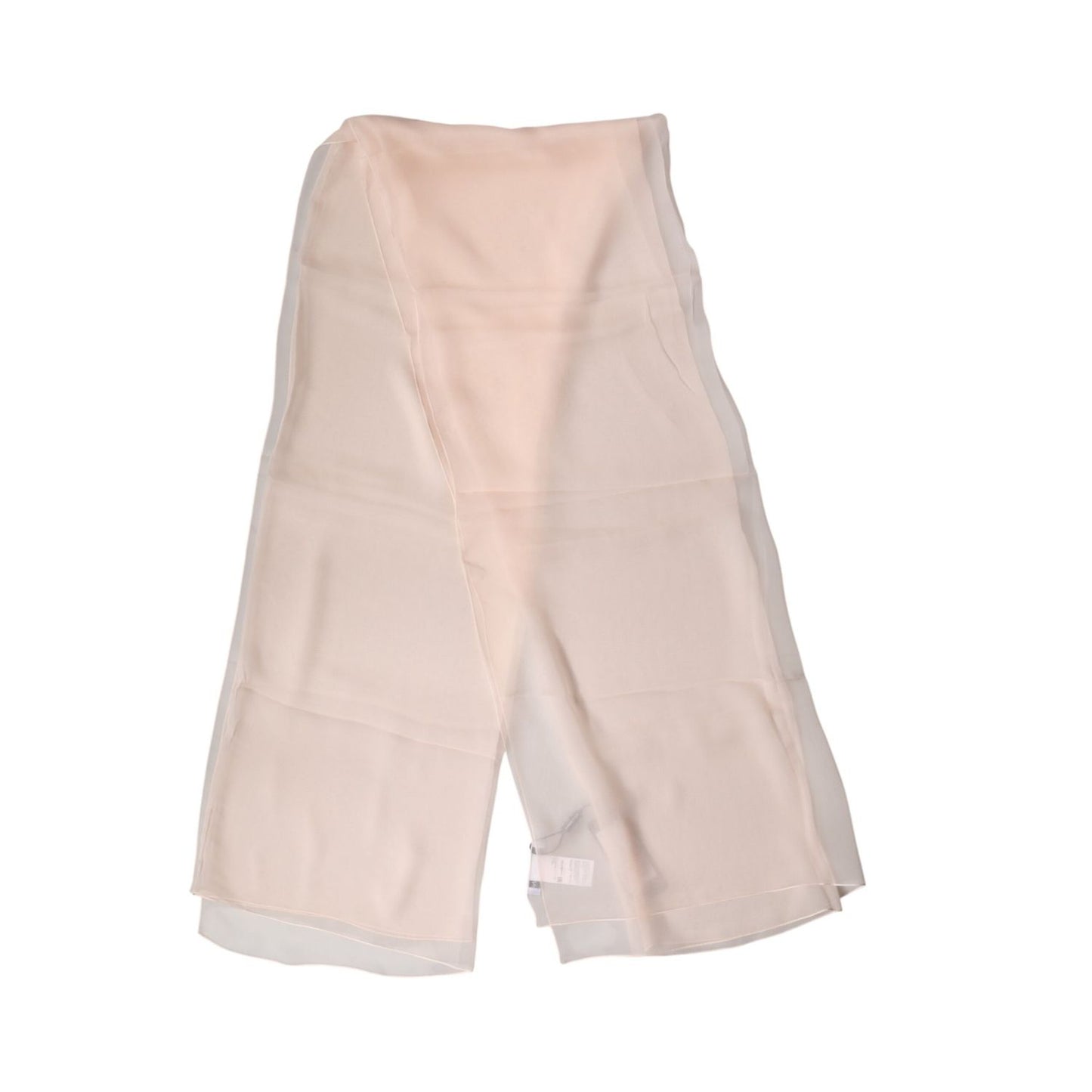 Dolce & Gabbana Light Pink Stole Silk Neck Wrap Shawl Scarf