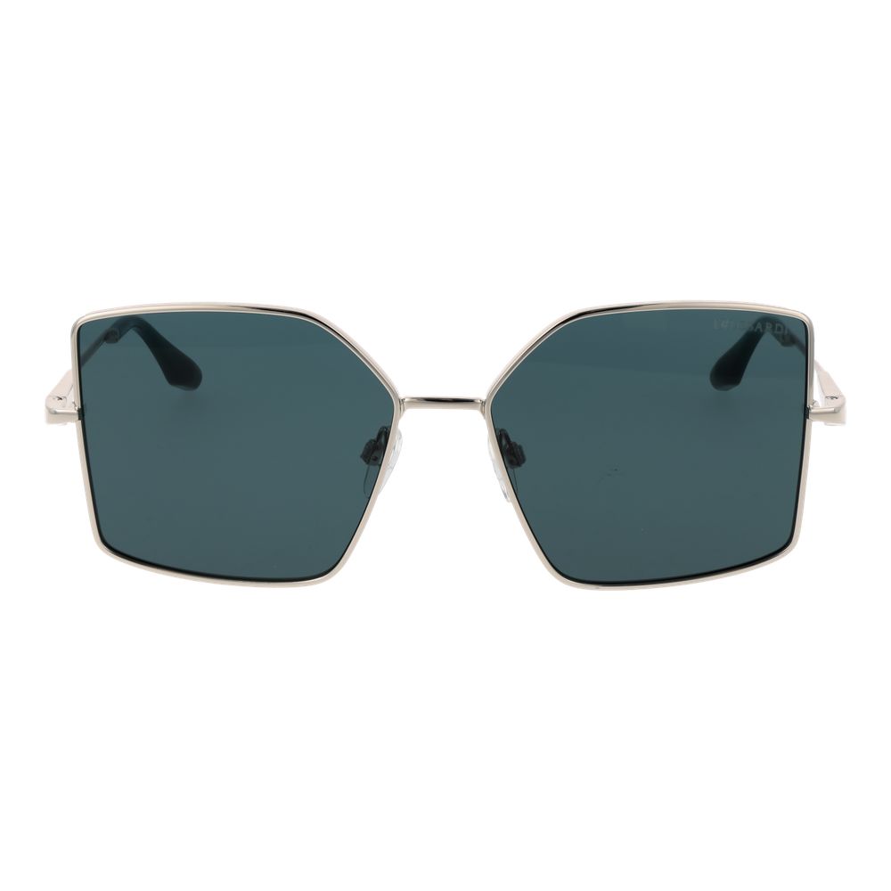 Trussardi Silver Metal Sunglasses