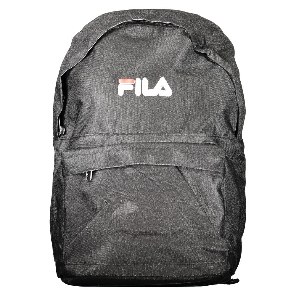 Fila Black Polyester Men Backpack