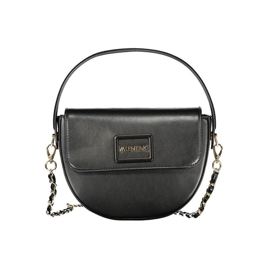 Mario Valentino Black Polyurethane Women's Bag