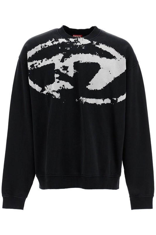 Diesel fleece sweatshirt with f