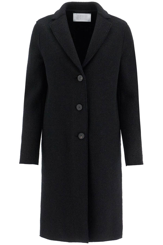 Harris Wharf London single-breasted wool coat in boiled Jackets Harris Wharf London