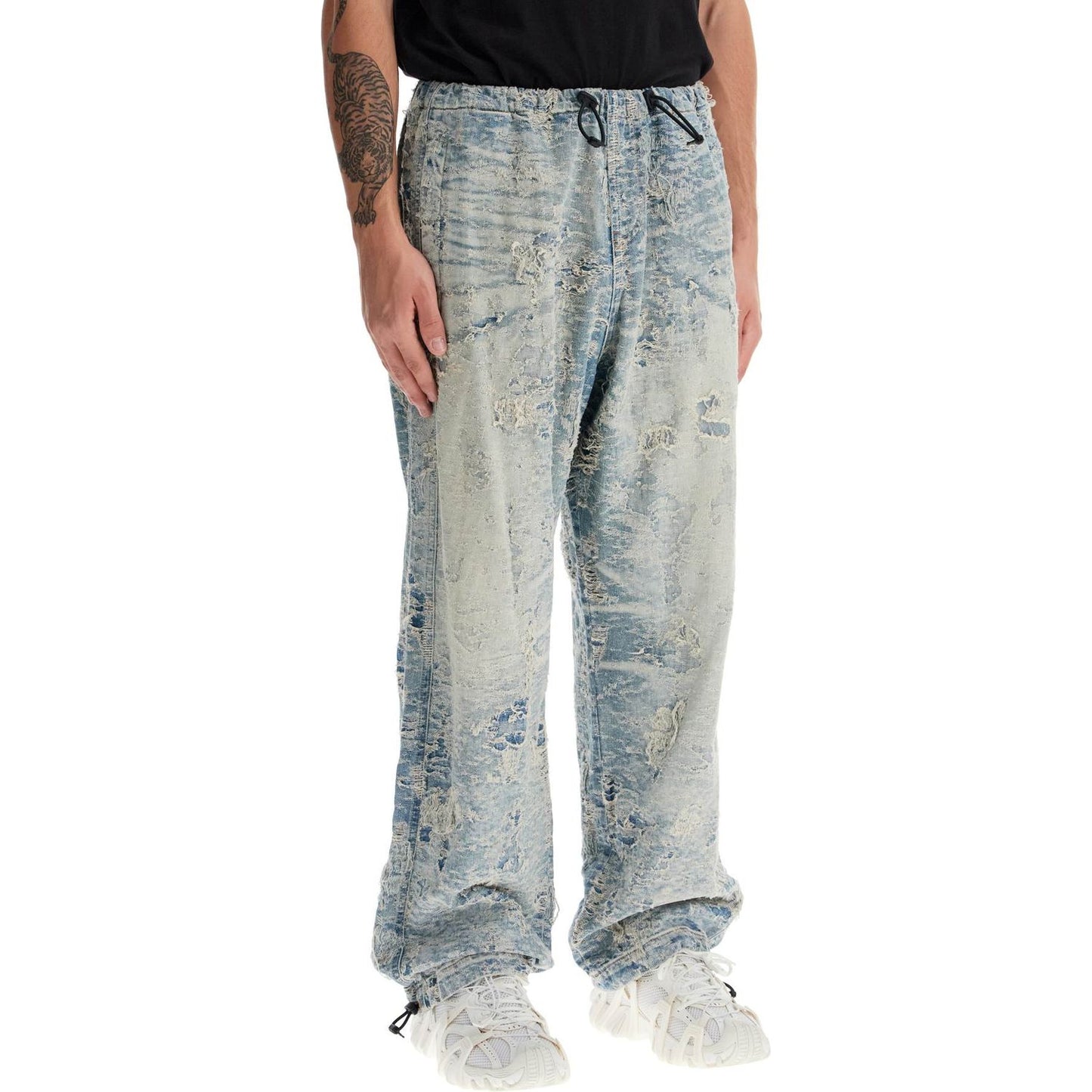 Diesel distressed denim jacquard pants Jeans Diesel