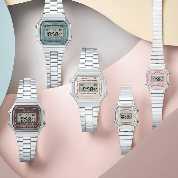 CASIO VINTAGE Mod. ICONIC CREAM WATCHES CASIO COLLECTION & VINTAGE