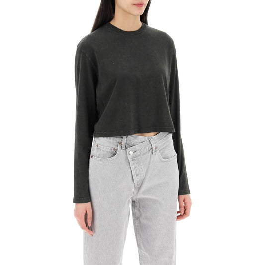 Agolde "cropped long-sleeved mason t Topwear Agolde