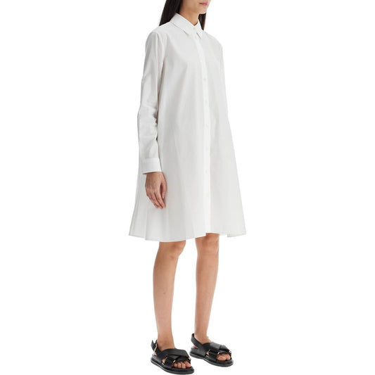 Marni white cotton dress with embroidery