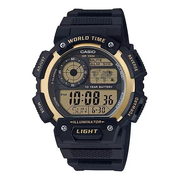CASIO SPORT Mod. ILLUMINATOR WORLDTIME WATCHES CASIO COLLECTION & VINTAGE Dark Slate Gray