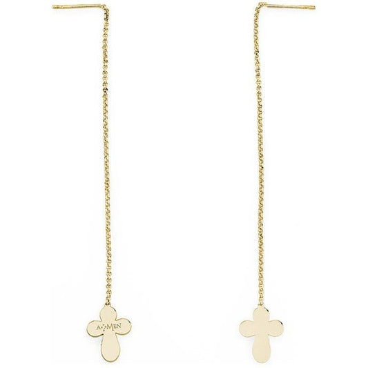 AMEN Mod. CROCE GOLD DESIGNER FASHION JEWELLERY