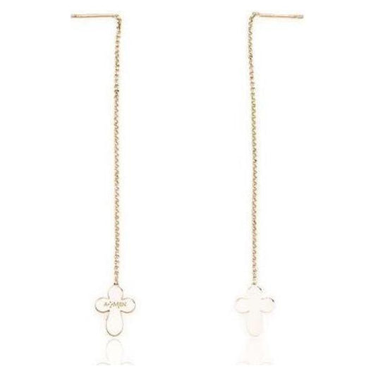 AMEN Mod. CROCE ROSE GOLD DESIGNER FASHION JEWELLERY