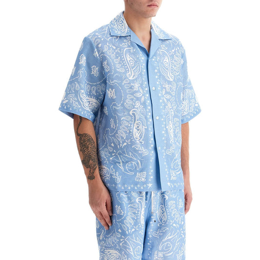 Amiri short-sleeved bandana water Shirts Amiri