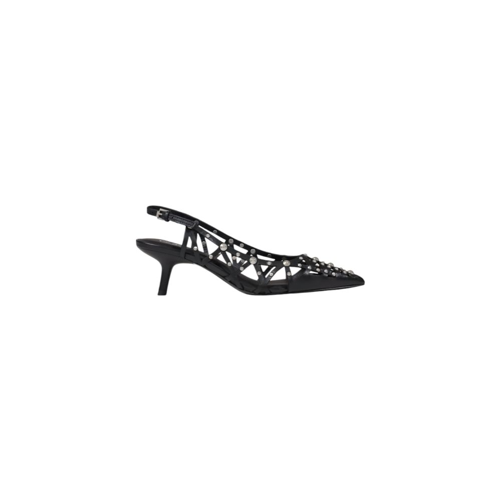 ASH Black Leather High Heel Pumps ASH