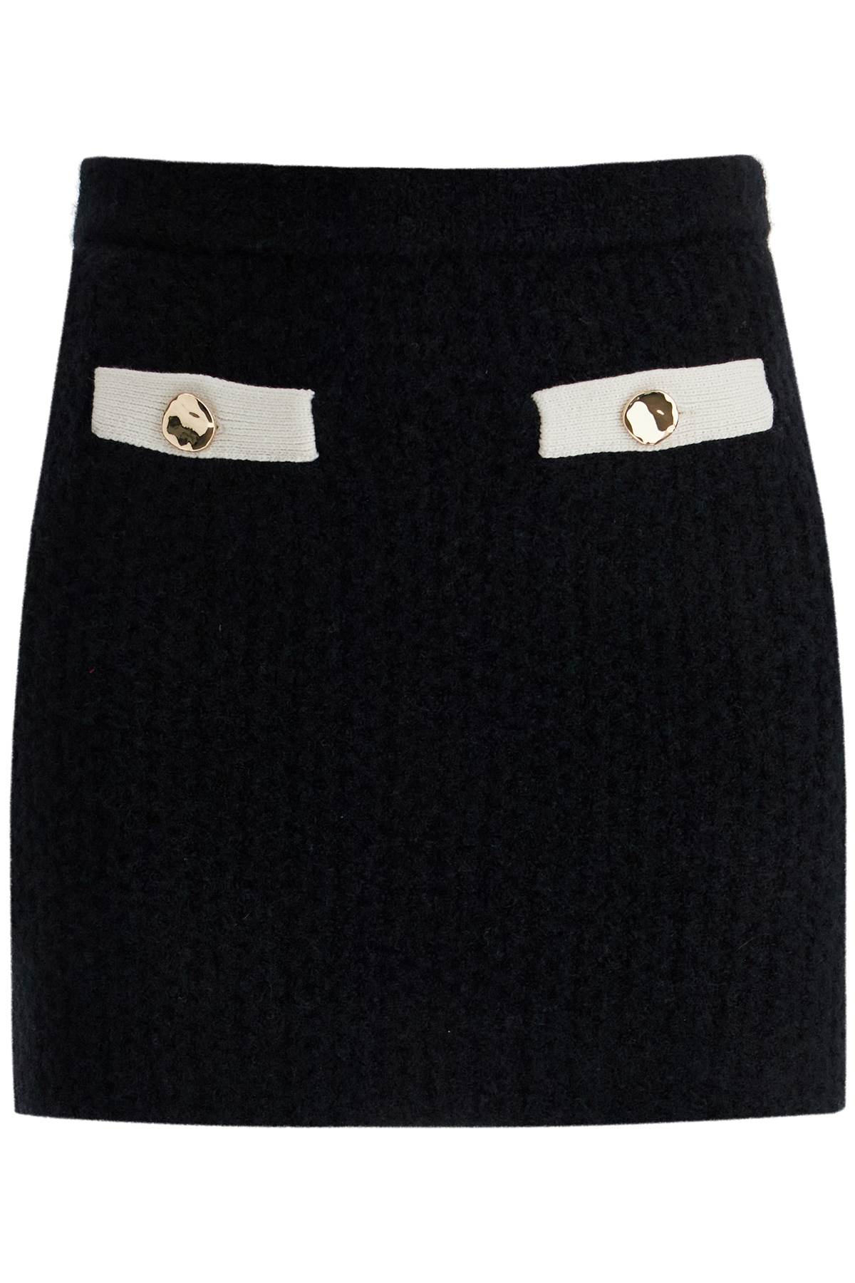 Self Portrait alpaca knit mini skirt Skirts Self Portrait