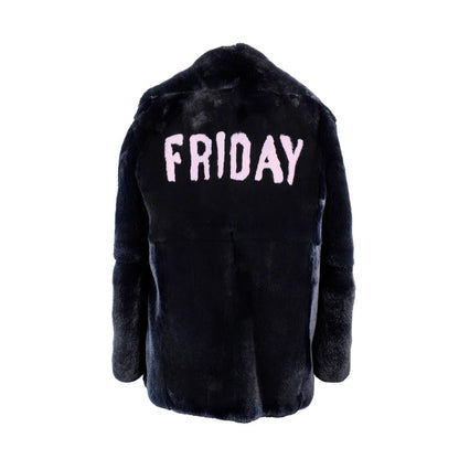 Alberta Ferretti Blue Rabbit Fur Coat 1728,38,40,75611013280,Alberta Ferretti,Blue,Clothing,Coats - Jackets & Coats - Clothing,Jackets & Coats - Clothing,New with tags,Women