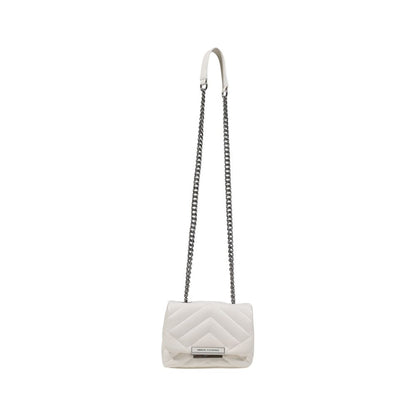 Armani Exchange White Polyester Handbag