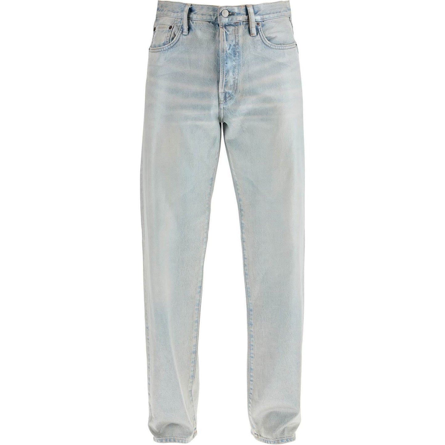 Acne Studios light blue straight cotton jeans model 1996 Jeans Acne Studios