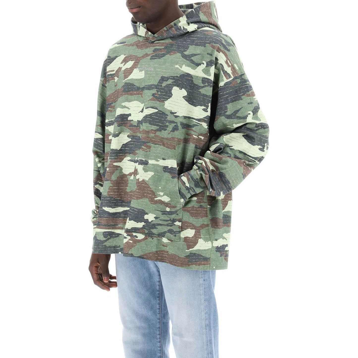 Acne Studios camouflage hoodie sweatshirt Topwear Acne Studios