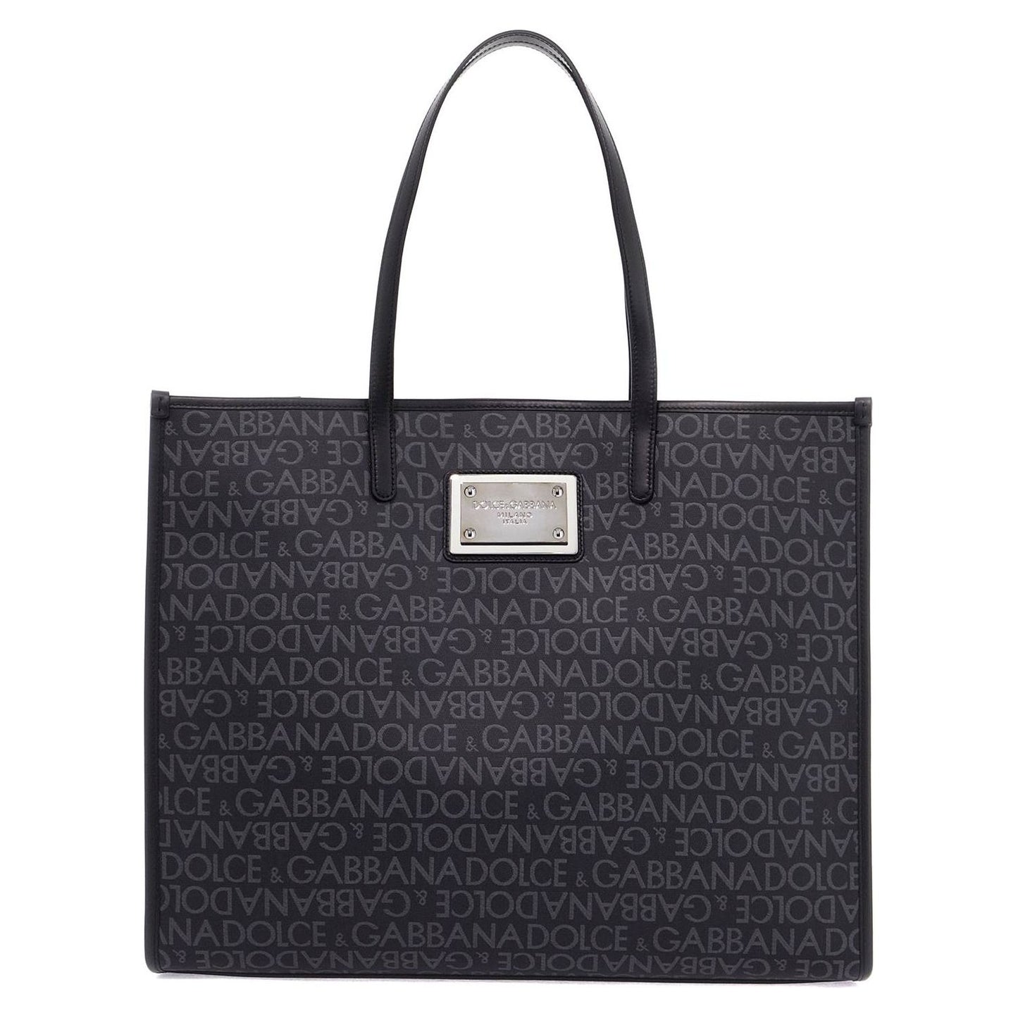 Dolce & Gabbana large jacquard-coated tote bag Shopper Dolce & Gabbana