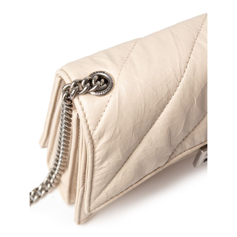 Balenciaga Beige Leather Shoulder Bag Balenciaga