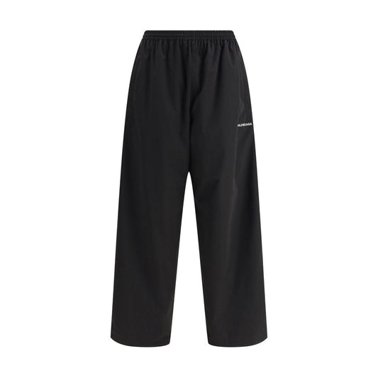 Balenciaga Black Polyester Casual Pants Balenciaga