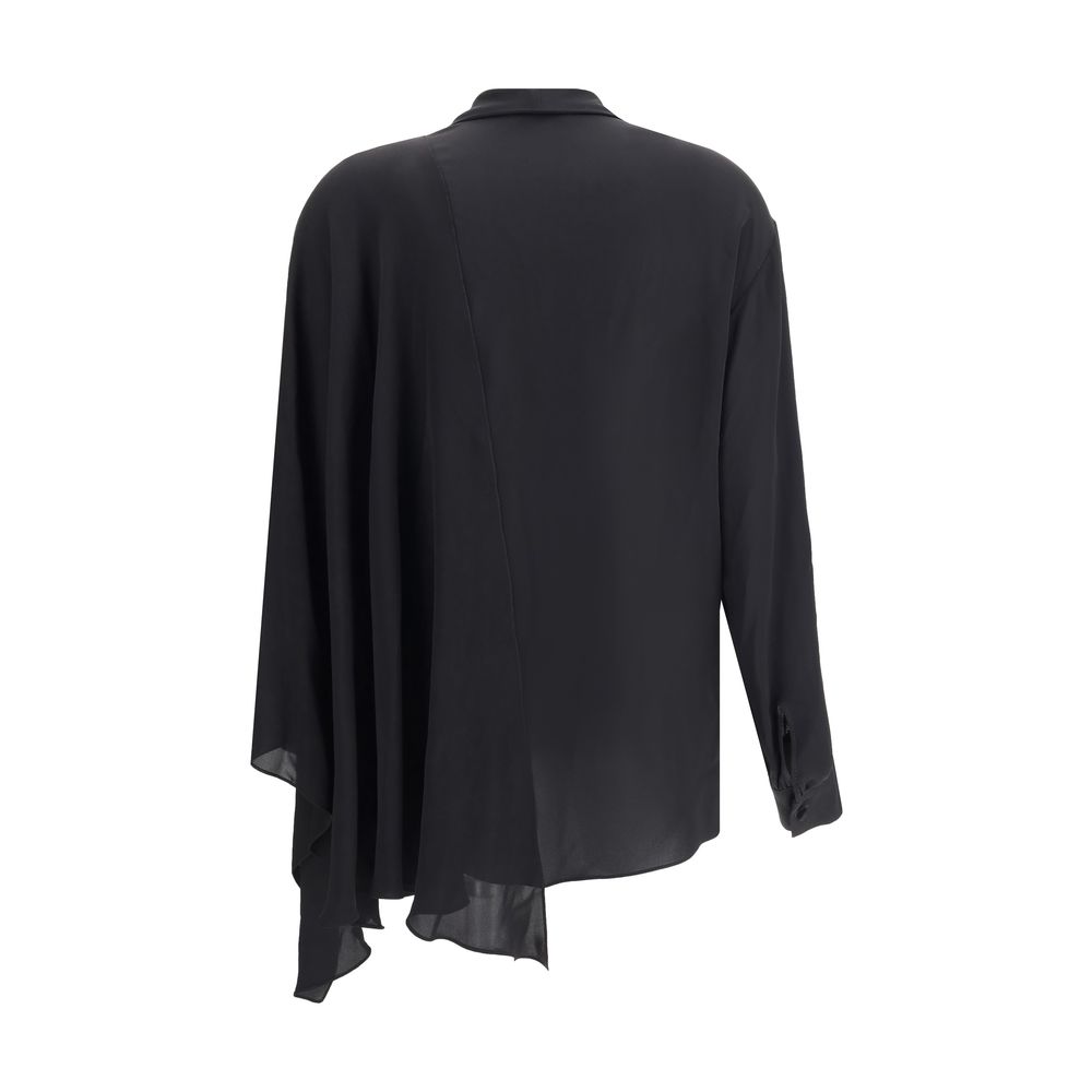 Balenciaga Black Silk Blouse Balenciaga