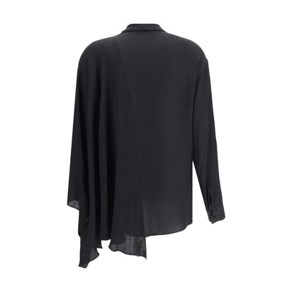 Balenciaga Black Silk Blouse Balenciaga