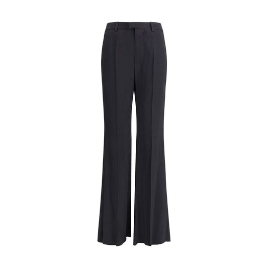 Balenciaga Black Viscose Flared Pants Balenciaga